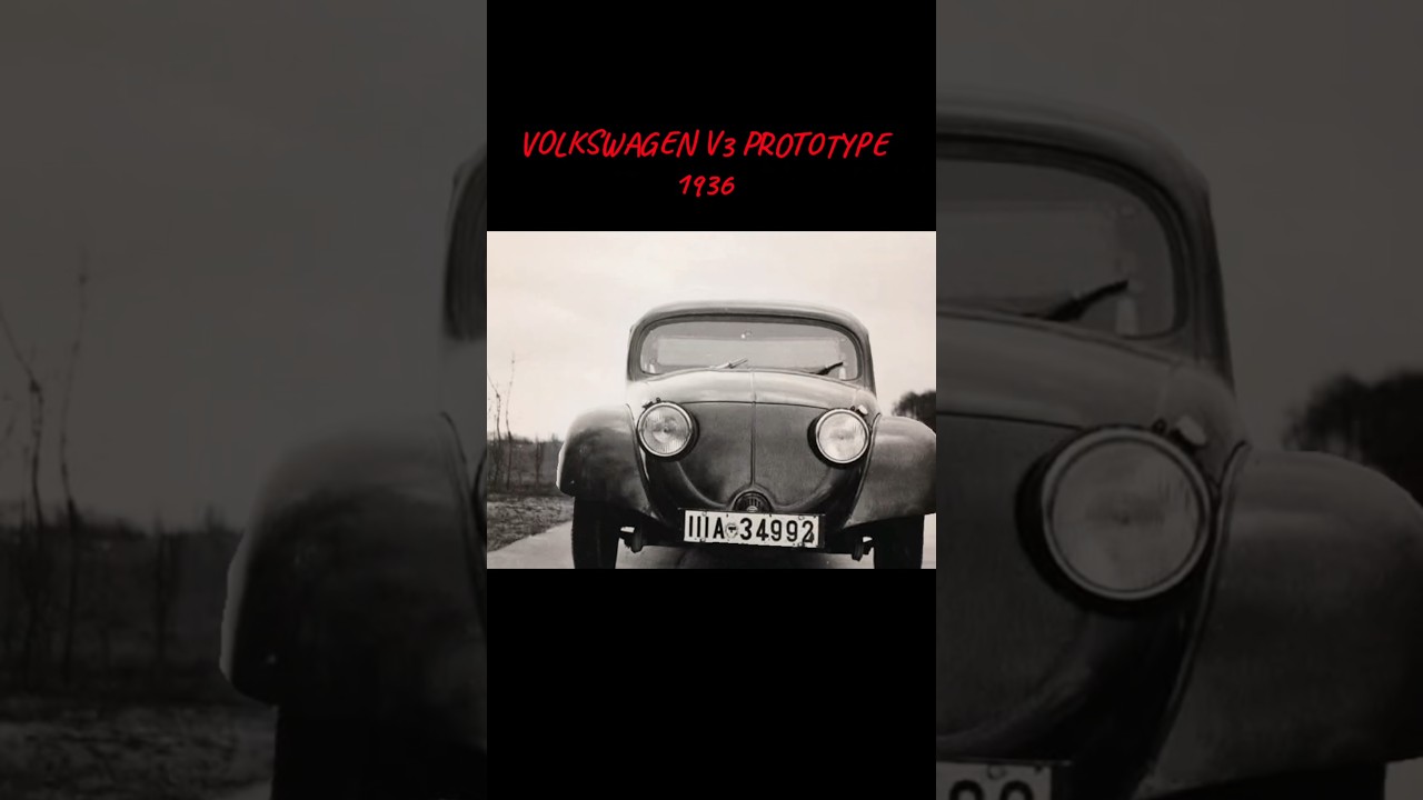 VOLKSWAGEN PROTOTYPE V3 1936#vwprototype#k&auml;fer #fusca#vocho#escarabajo