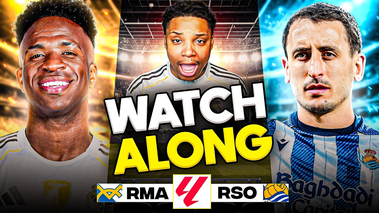 Real Madrid vs Real Sociedad LIVE ⚪️ LALIGA Watch Along & Reaction