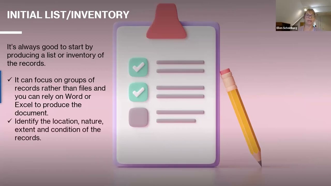 How To Start An Archive     ACA Code CA25061 (Domain 1, 2, 3, 4, 5)