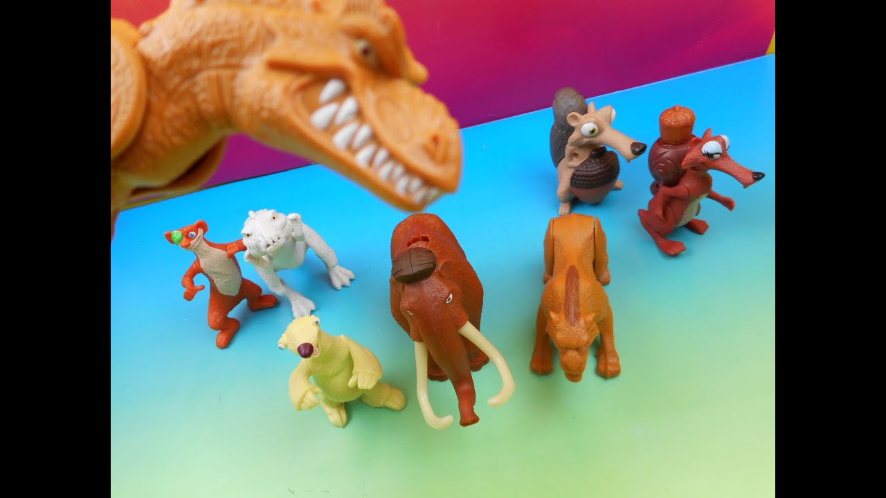 ICE AGE DAWN OF THE DINOSAURS McDONALD'S TOYS