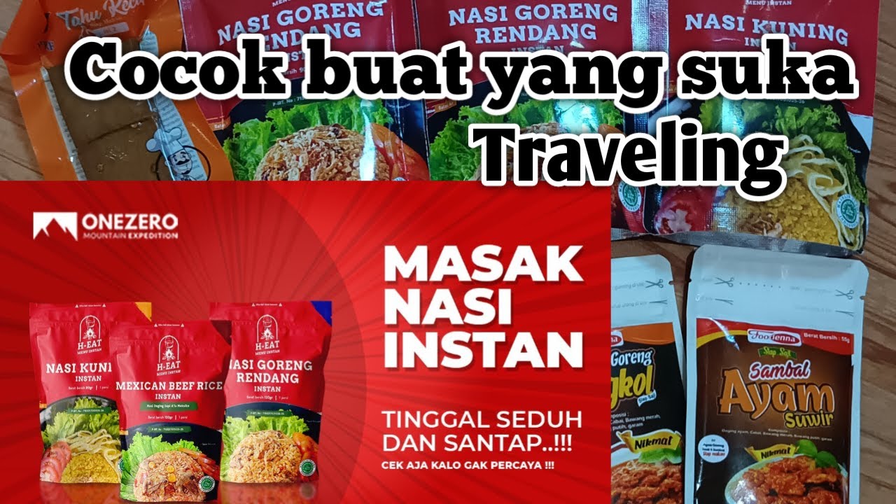 Review makanan instan untuk camping
