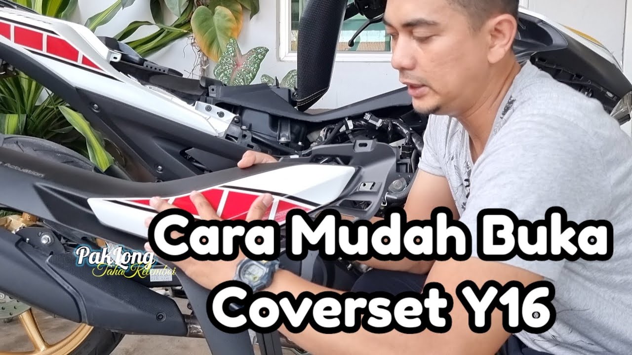 CARA MUDAH BUKA COVERSET Y16ZR MEMBOGKAR COVER EXCITER 155