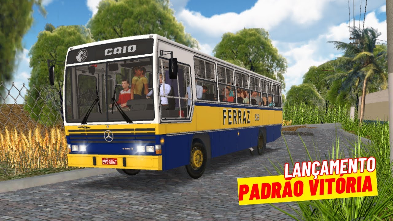 CAIO VITÓRIA MB OF-1318 PADRÃO FERRAZ |PROTONBUS SIMULADOR|