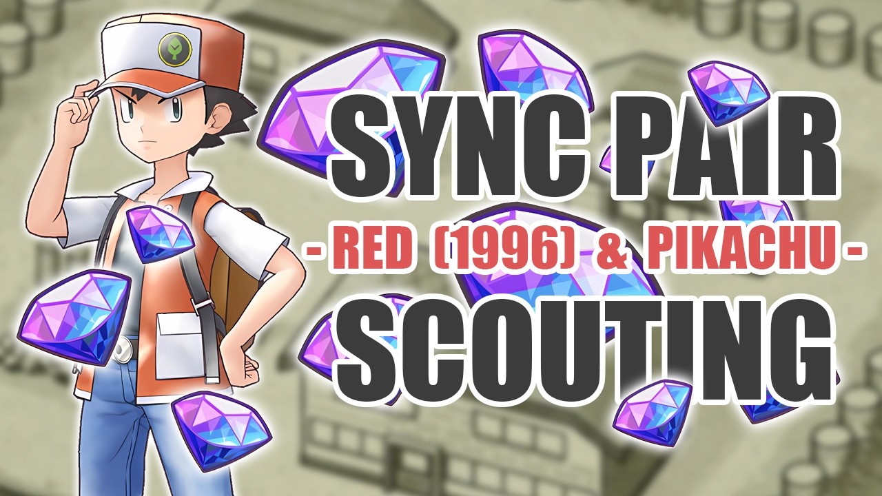 [Pokemon Masters EX] HAPPY 30TH POKEMON DAY | Sync Pair Scout - Red (1996) & Pikachu
