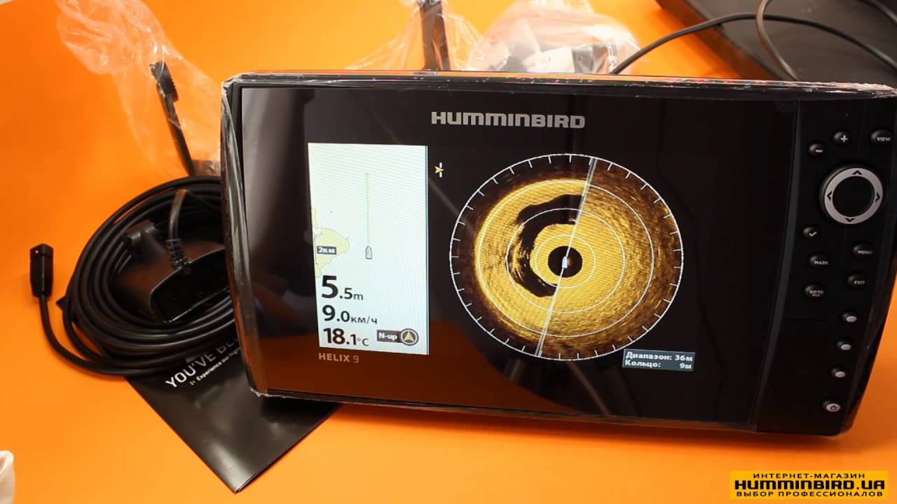 Видео обзор эхолота картплоттера Humminbird Helix 9x SI GPS