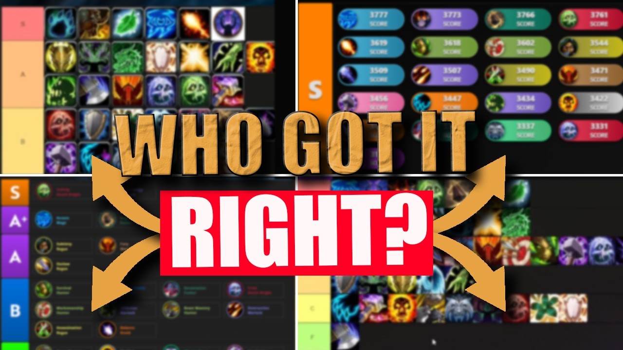 *REACTING* to ALL-TIERLIST - WHO GOT IT RIGHT? Discussion & Analysis | World of Warcraft Midnight