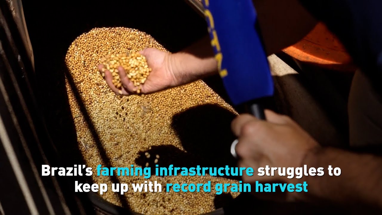 Brazil&rsquo;s farming infrastructure struggles to keep up with record grain harvest