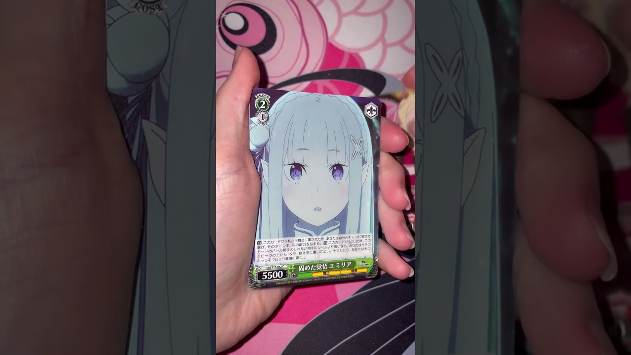 Weiss Schwarz #weissschwarz #rezero #rem #ram #tcg #animetcg