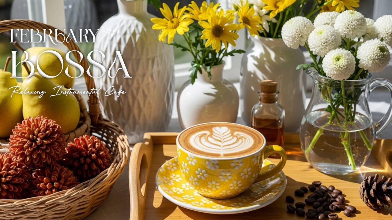 Cozy January Jazz Cafe ❄️🎷 Bossa Nova ☕ for Relaxing Background Music 🎶 for Study 📖 & Work 💼