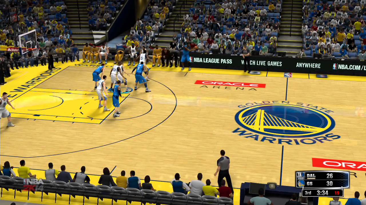 NBA 2K14 Gameplay - Dallas Mavericks vs Golden State Warriors Full Game