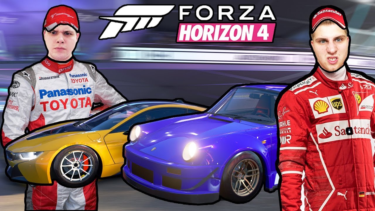 УСТРОИЛИ Б/У БАТТЛ В ФОРЗЕ!  ЭТО ЭПИЧНО! - Forza Horizon 4
