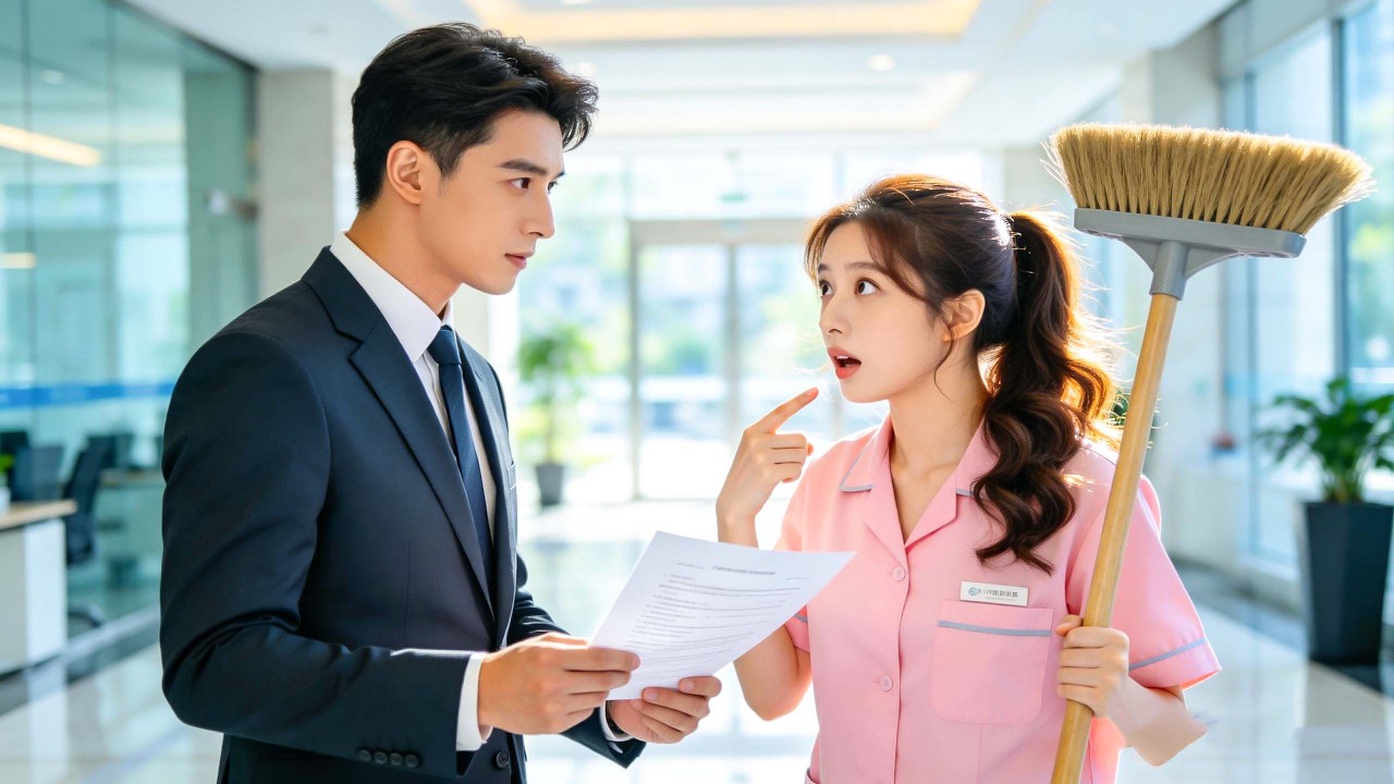 CEO membuat kontrak cinta dengan gadis petugas kebersihan—awal pura pura tapi akhirnya jatuh cinta