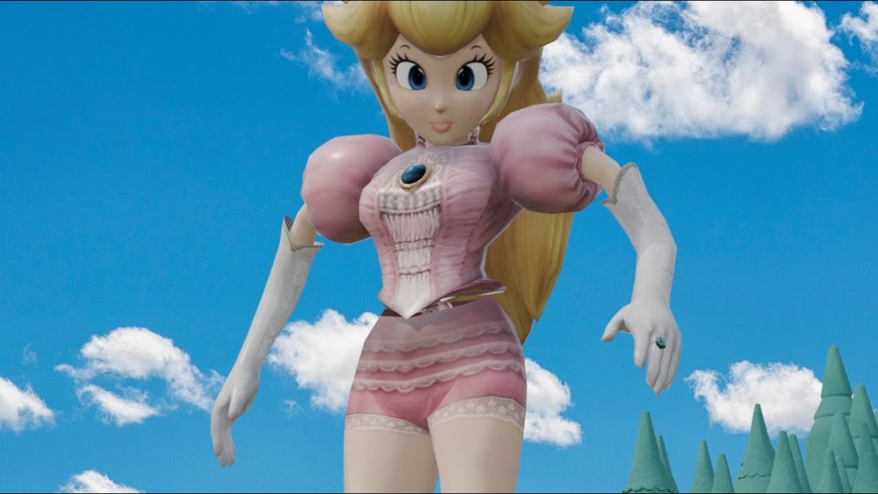 Princess Peach Eats A Giant Mushroom Then This Happened