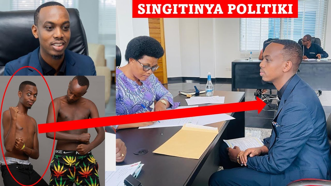 Umunyarwenya Sam Mucyo wo Muri Zuby Comedy Yatanze Kandidatire ye yo kuba Depite. Yahoze Abitinya