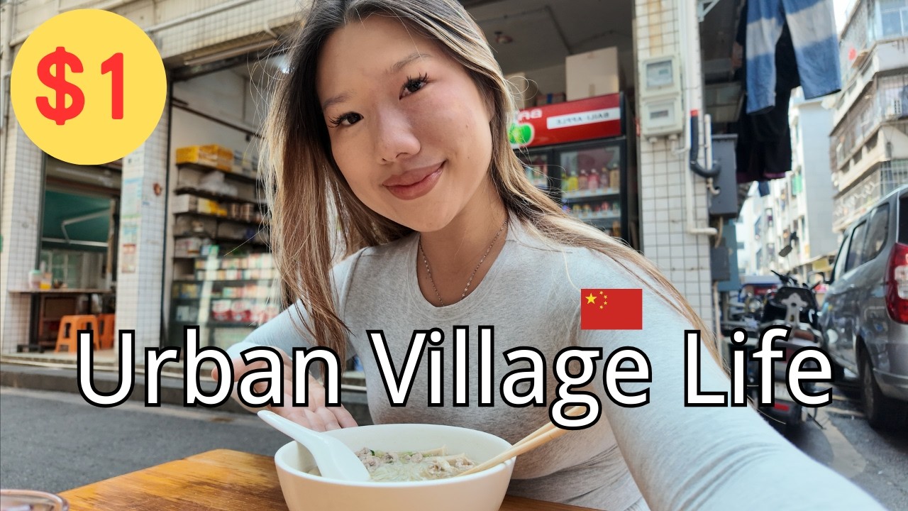 Life in China Vlog 🇨🇳 | $1 Snacks & Street Breakfast in a Shenzhen Urban Village