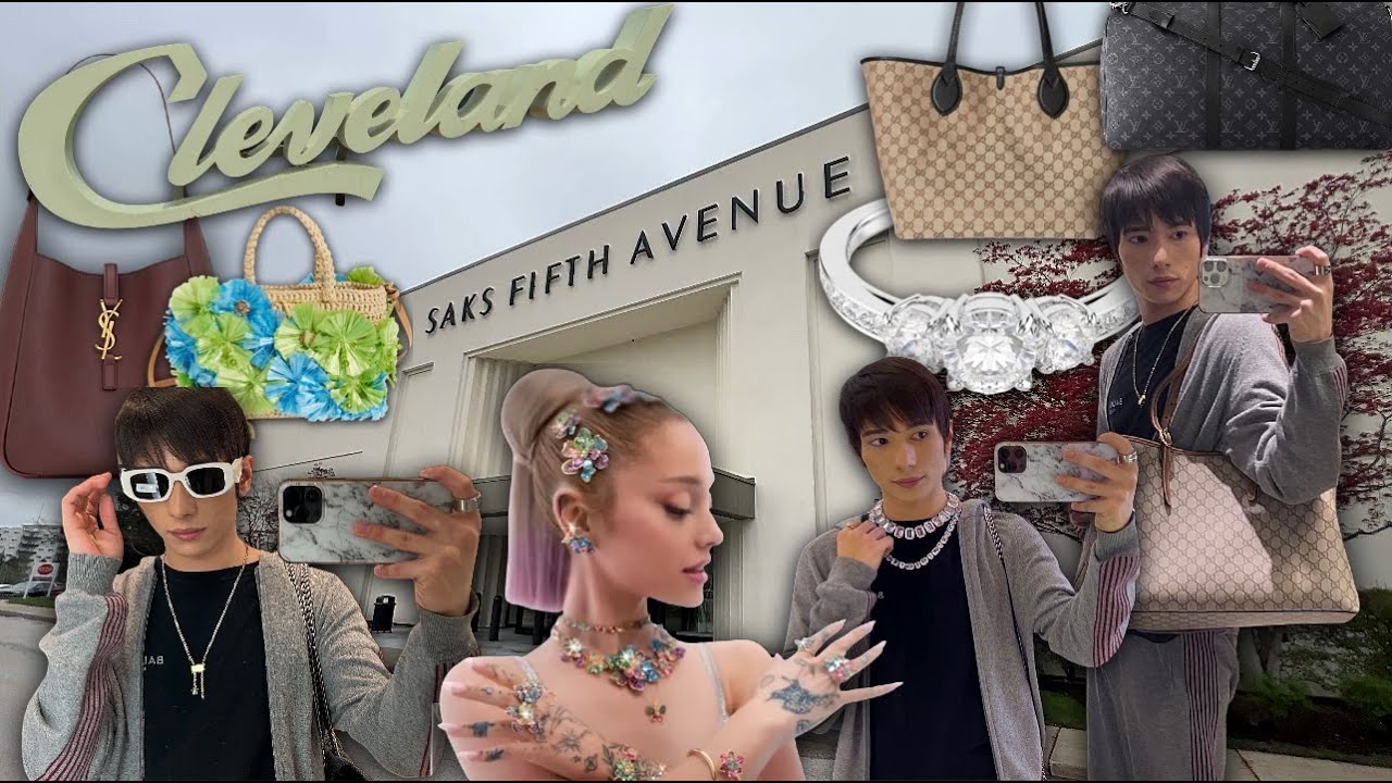 Cleveland Ohio, Saks Fifth Avenue Vlog! (SWAROVSKI, GUCCI, LV & More!)