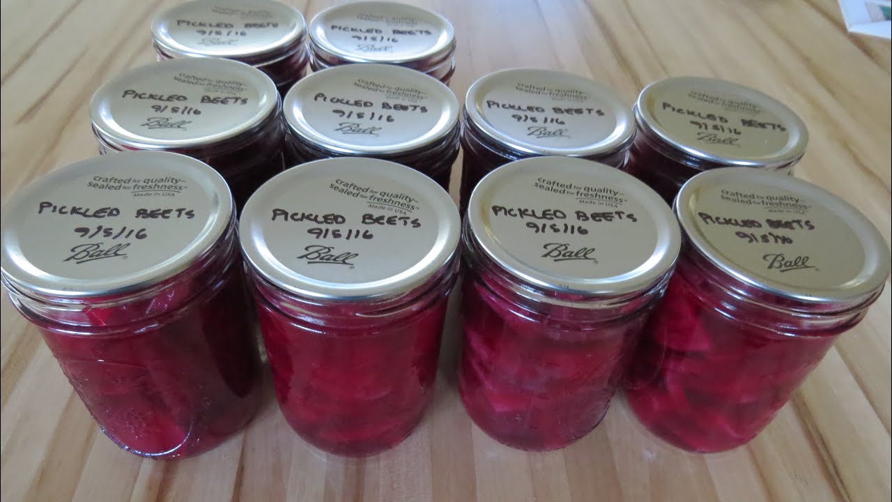 Canning Pickled Beets