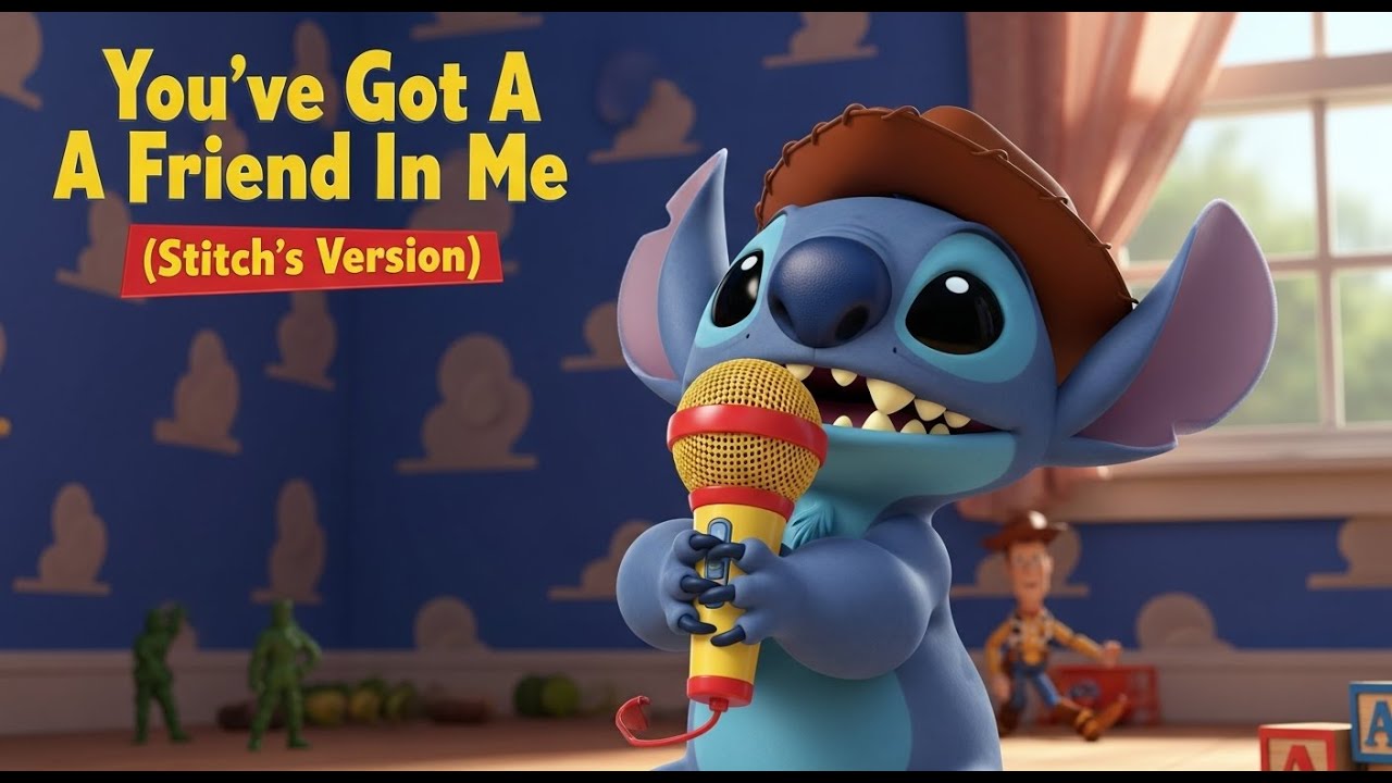 🧸 You've Got A Friend In Me (Stitch's Version) FULL SONG | Toy Story