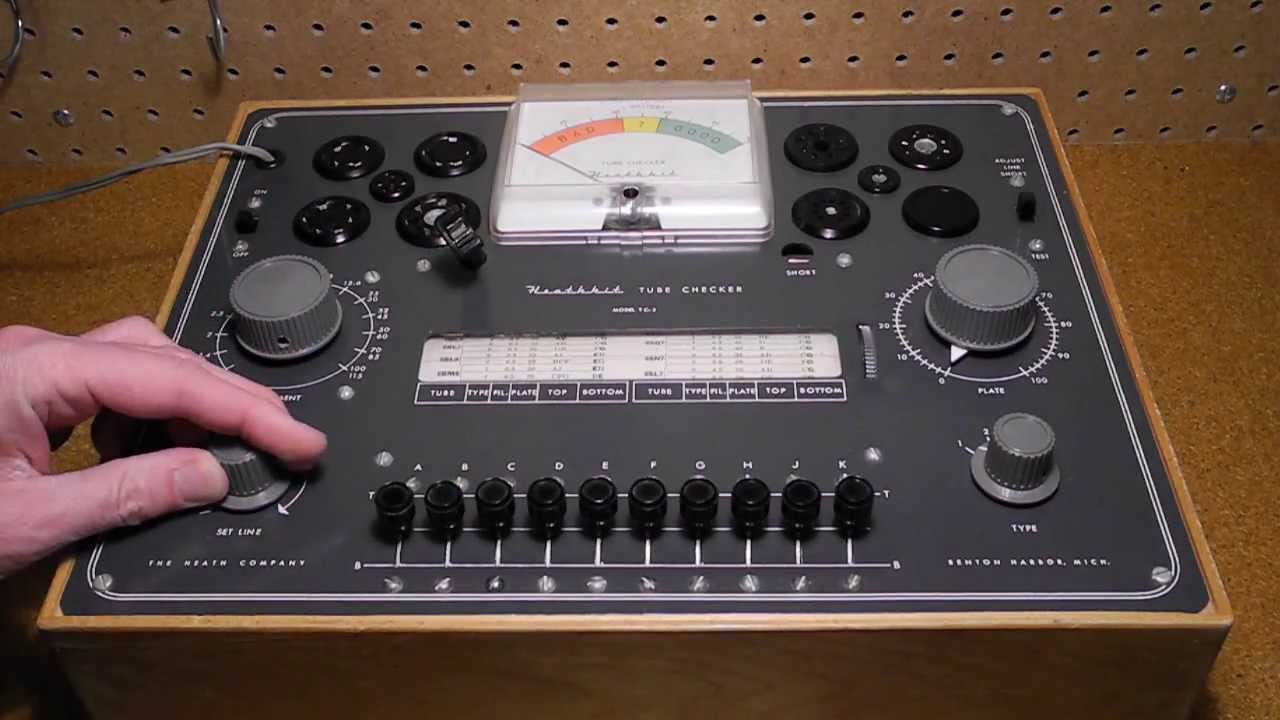 The Heathkit TC-2 Tube Checker
