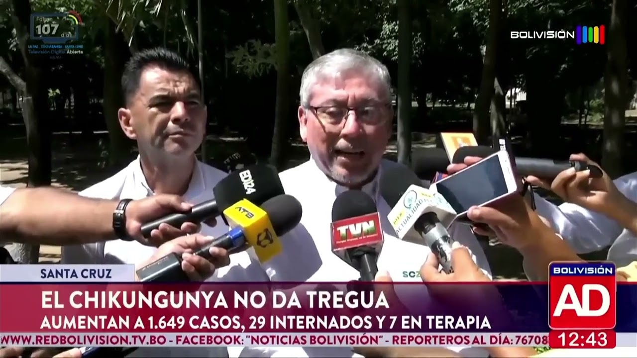 El chikungunya no da tregua y eleva a 1.649 los contagios en Santa Cruz