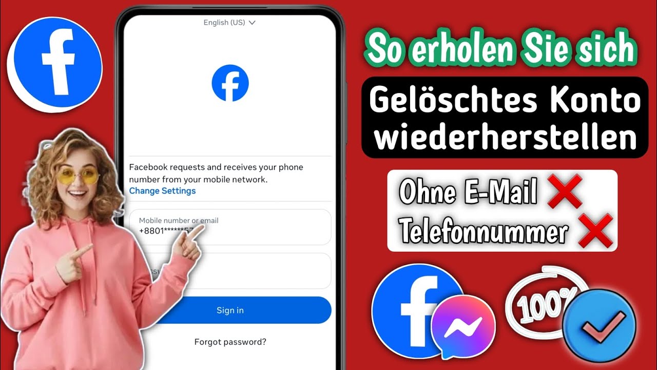 So stellen Sie ein Facebook-Konto ohne E-Mail oder Telefonnummer wieder her (2025) Recovery Facebook