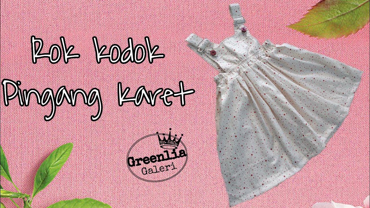 Rok Kodok anak perempuan Pingang Karet
