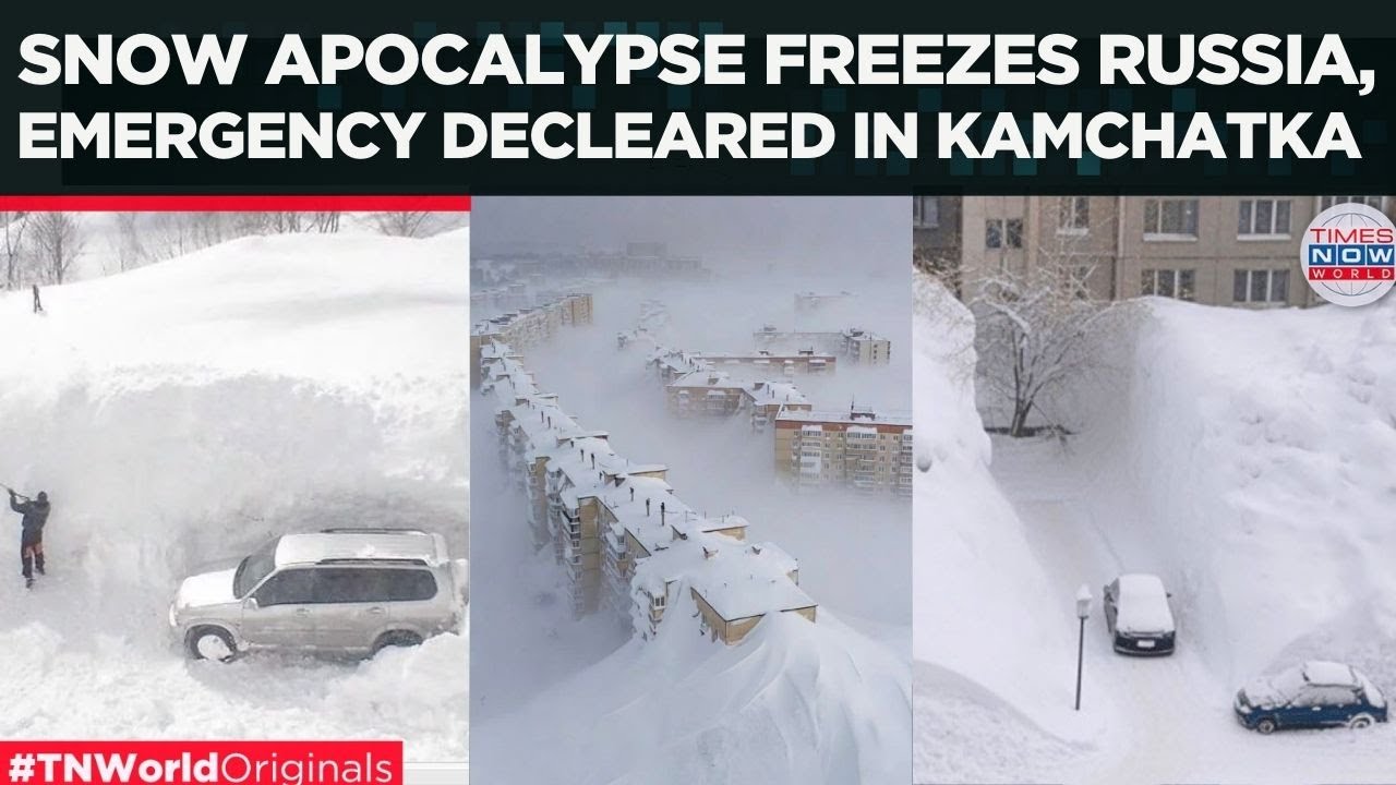 SNOW APOCALYPSE IN RUSSIA: Kamchatka Buried Under Heavy Snow, Residents Jumping From Windows