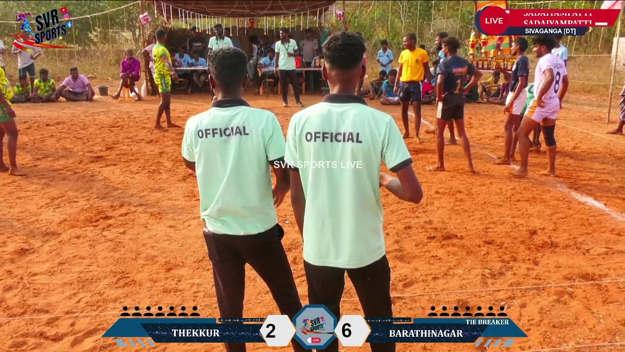 🔴1ST ROUND|BARATHINAGAR  {VS} THEKKUR|SADAYAMPATTI  KABADDI | SVR SPORTS | KB | 2026