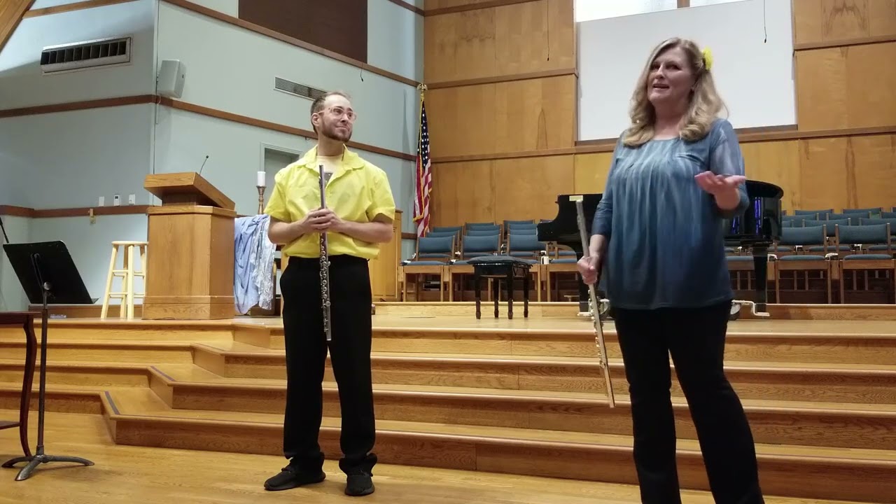 Sheri's public improv debut! AFS Austin Flute Society Recital - Variations on Brave Spirit!
