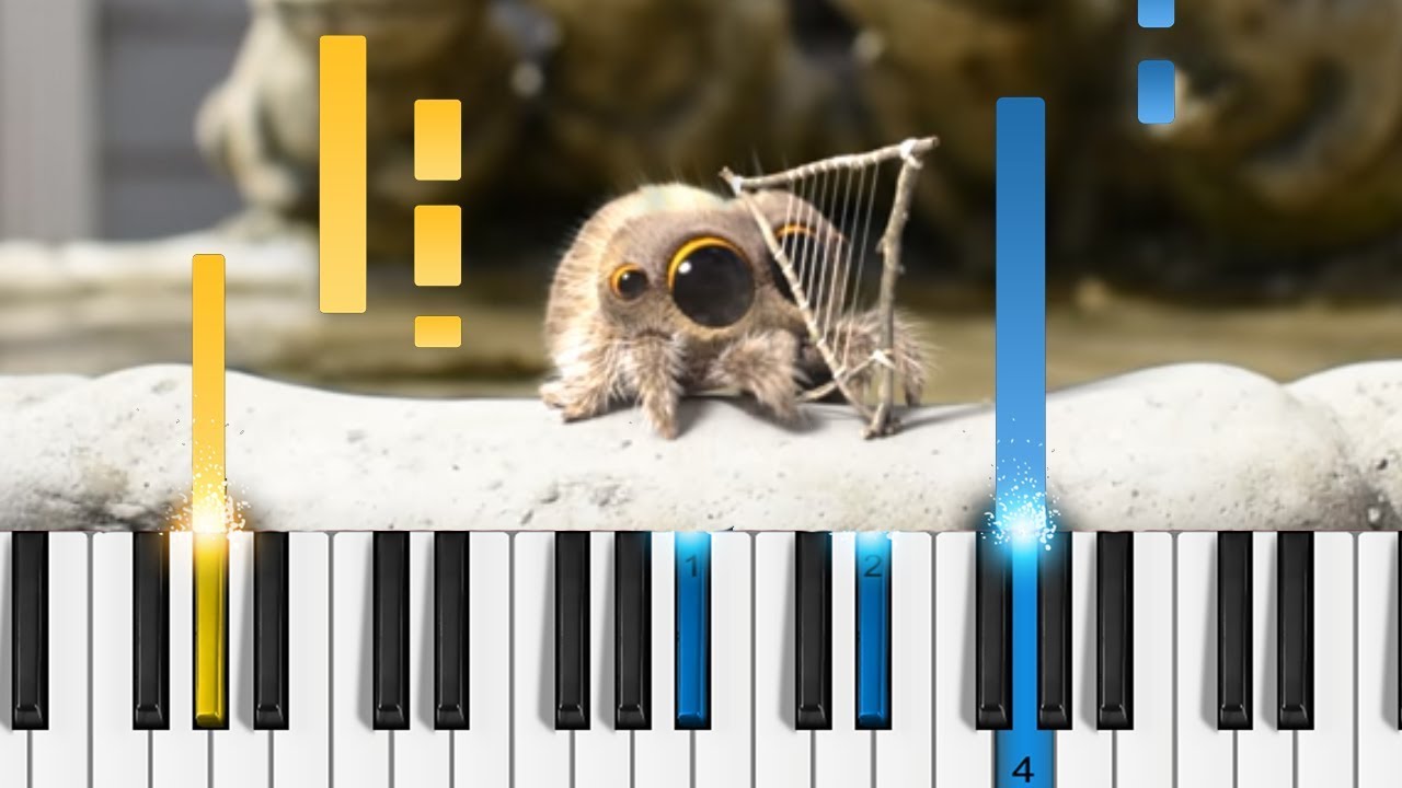 Lucas the Spider - Encore - EASY Piano Tutorial
