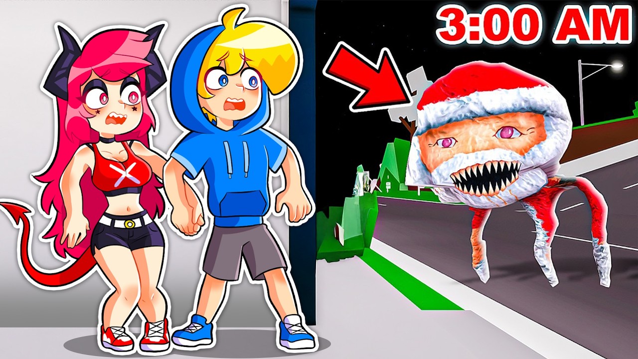 NASCOSTI dal GOO GOO GAGA alle 3:00 di NOTTE su BROOKHAVEN ROBLOX!