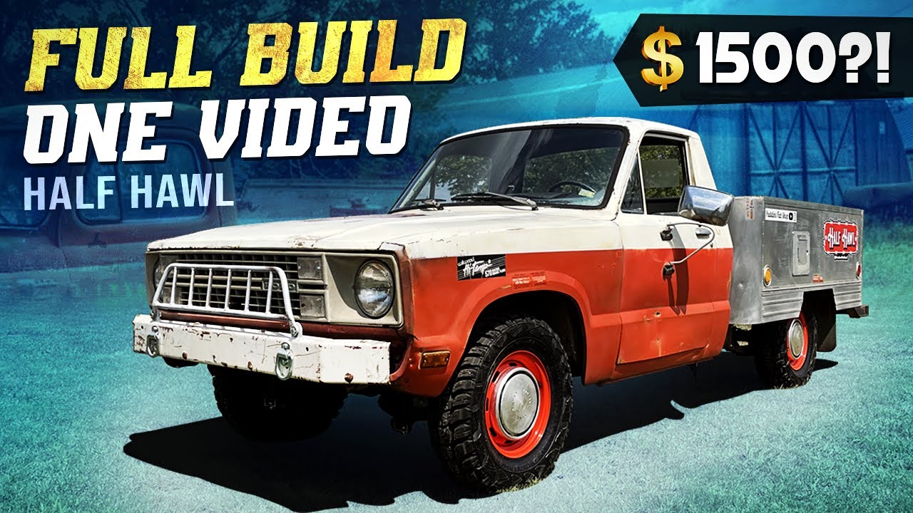 FULL BUILD. 1981 Ford Courier old U-Haul truck. WORK TRUCK CONVERSION!