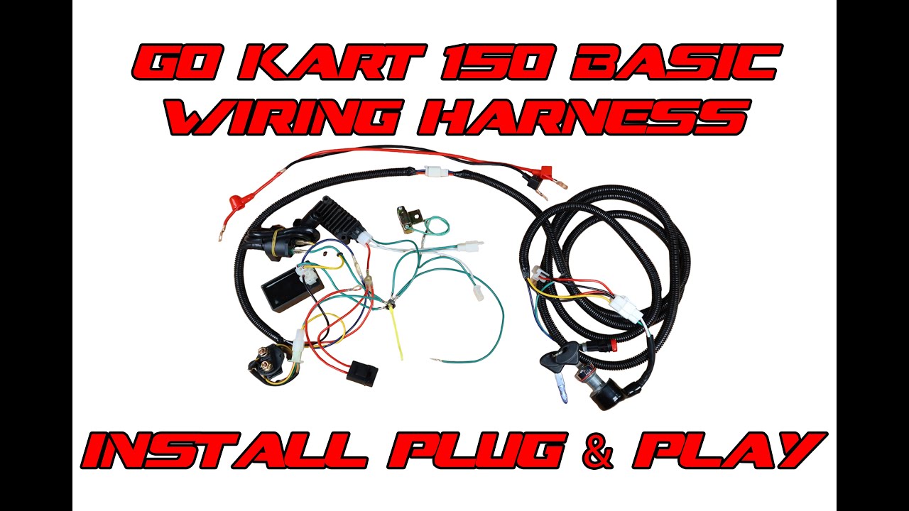 Go Kart 150 Basic Wiring Harness Install Plug & Play