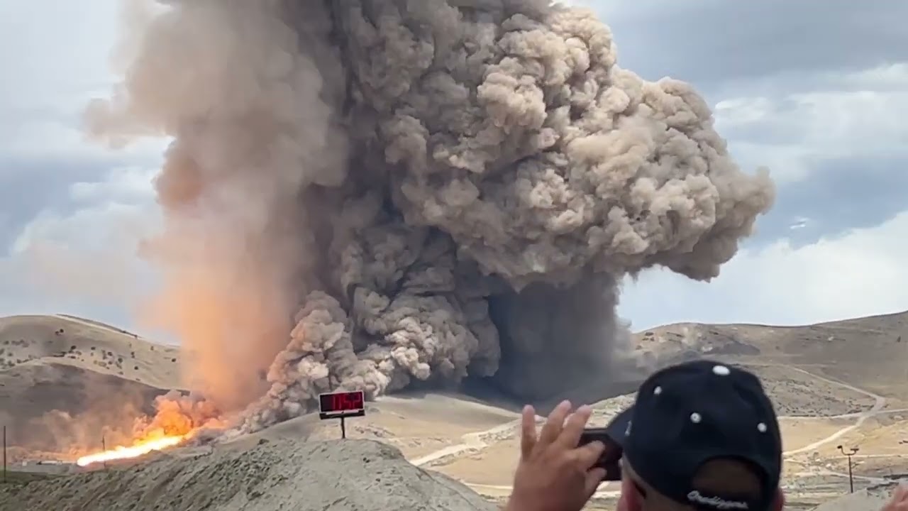 SLS Flight Support Booster Static Test (Northrop Grumman)