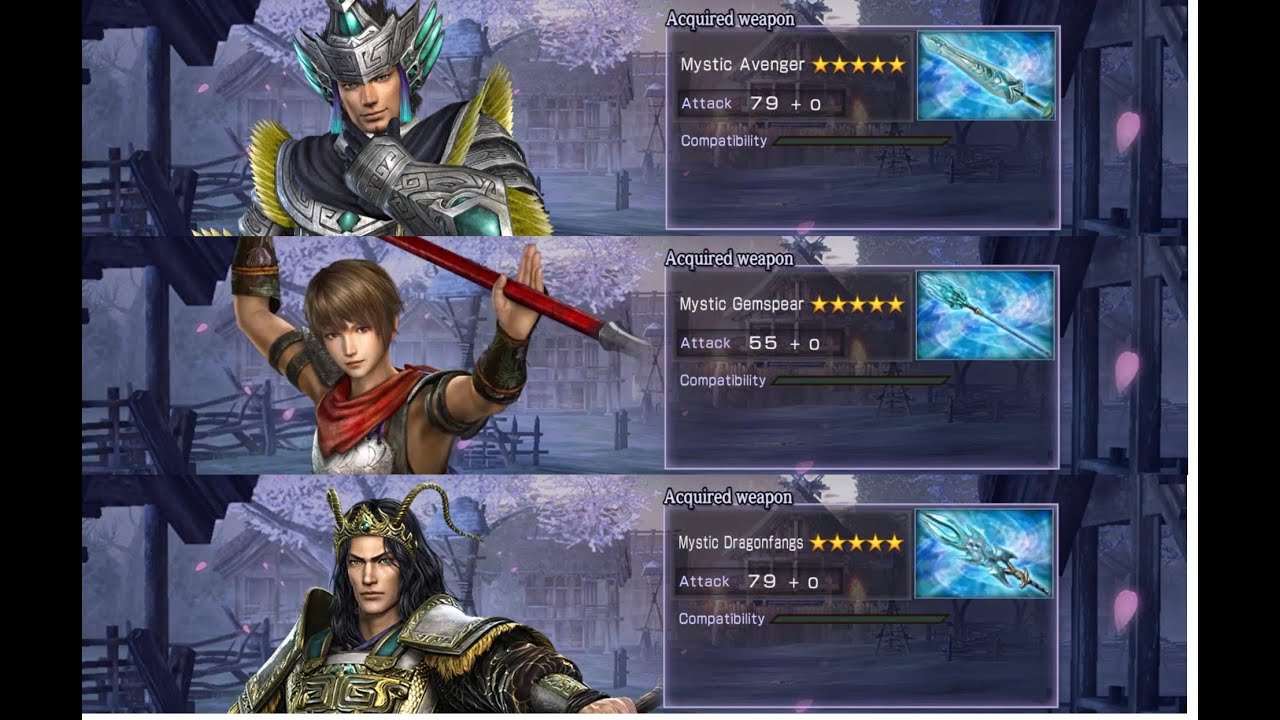 WARRIORS OROCHI 3 Ultimate_ Mystic Weapon : Human Nezha, Yinglong, Fu Xi - Hard