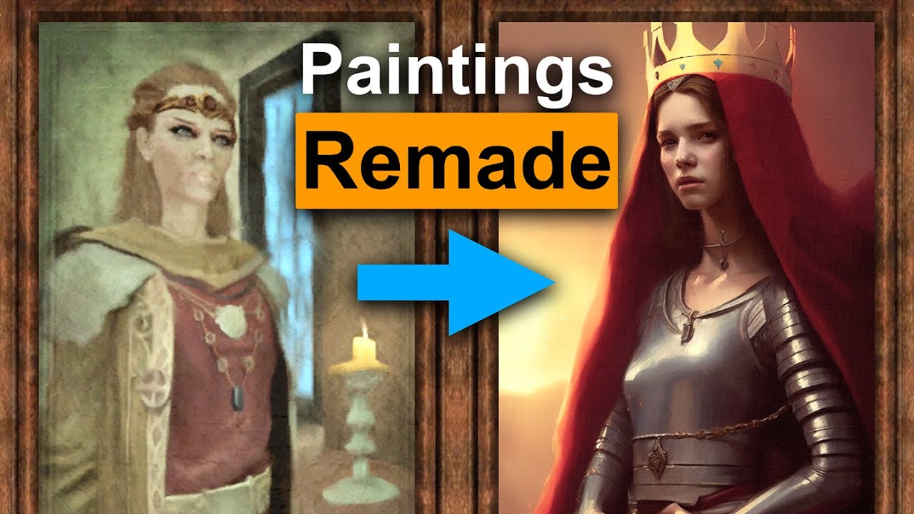 Skyrim Mod: Paintings Remade - Legacy of The Dragon
