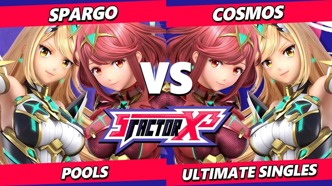 S Factor X3 &mdash; Spargo (Pyra/Mythra) против Cosmos (Pyra/Mythra, Inkling) Smash Ultimate &mdash; SSBU