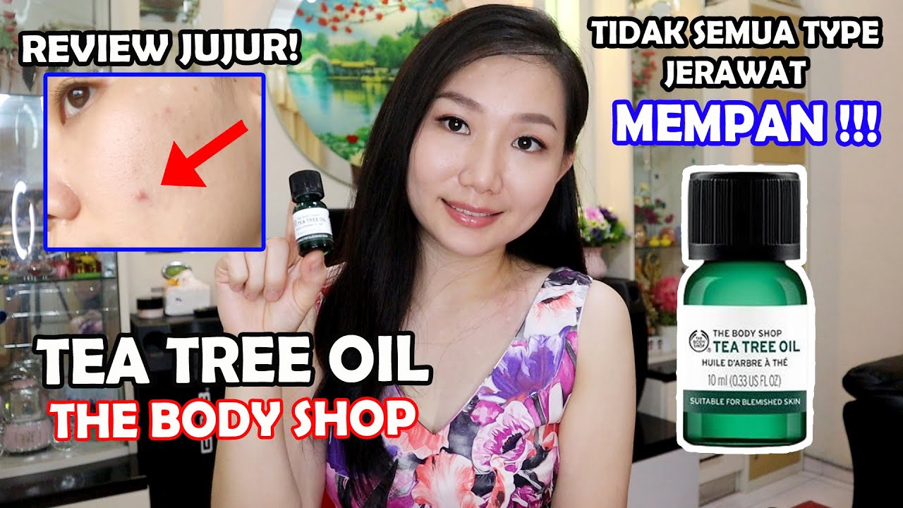 REVIEW: Tea Tree Oil - The Body Shop || Ampuhkah untuk kempesin JERAWAT? ENGLISH SUBTITLE