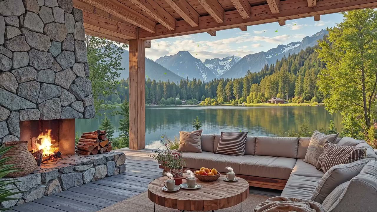 Spring Porch Jazz 🌸 Gentle Smooth Jazz for Sunny Mornings, Relaxing Porch & Coffee Moments