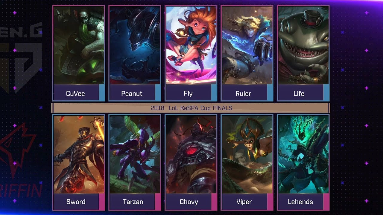 [2018 LoL KeSPA Cup] Gen.G vs GRIFFIN - FINALS Game 1