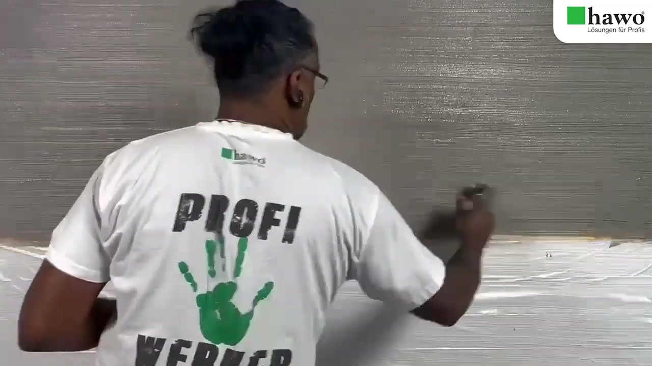 Fassadenputz Besenstrich