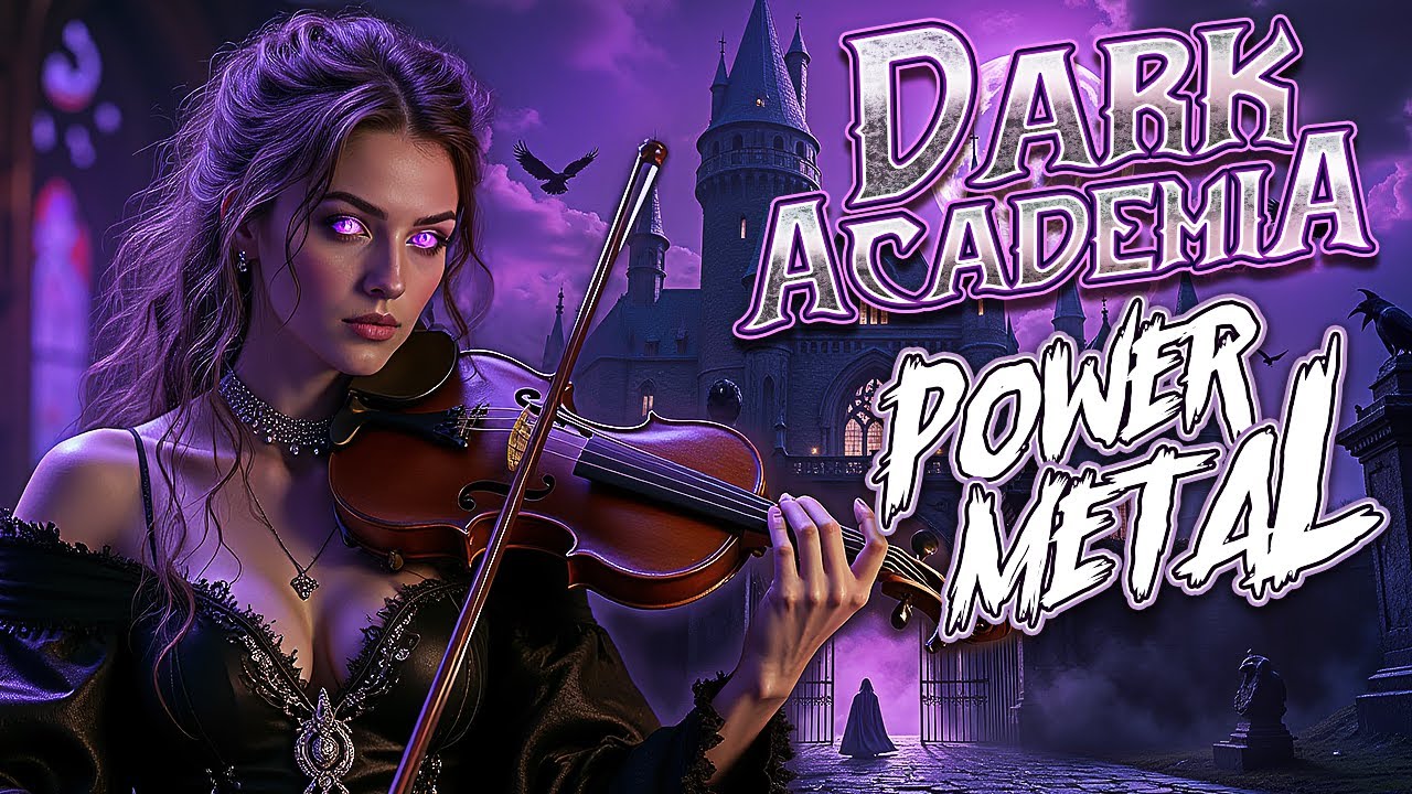 Dark Academia Gothic Metal &ndash; Haunting Violin & Power Metal Symphony | Magic and Fantasy mix