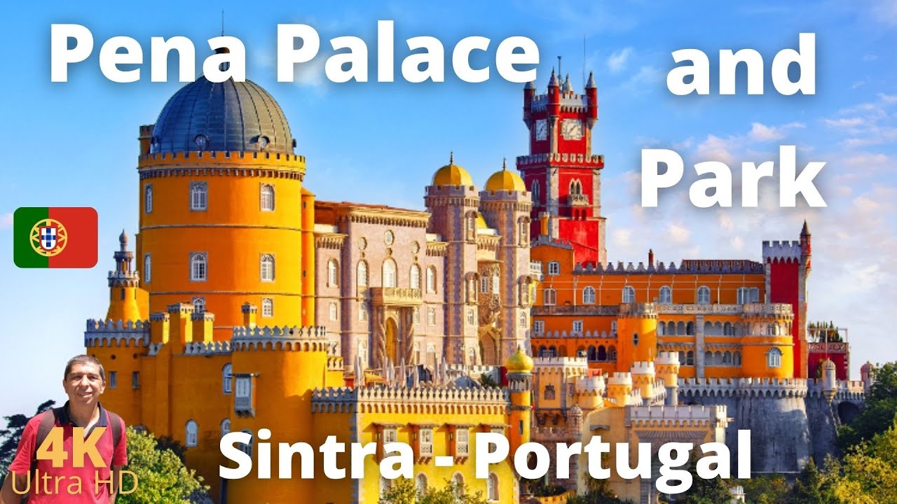 Pena Palace and Park, Sintra, Portugal, 4K