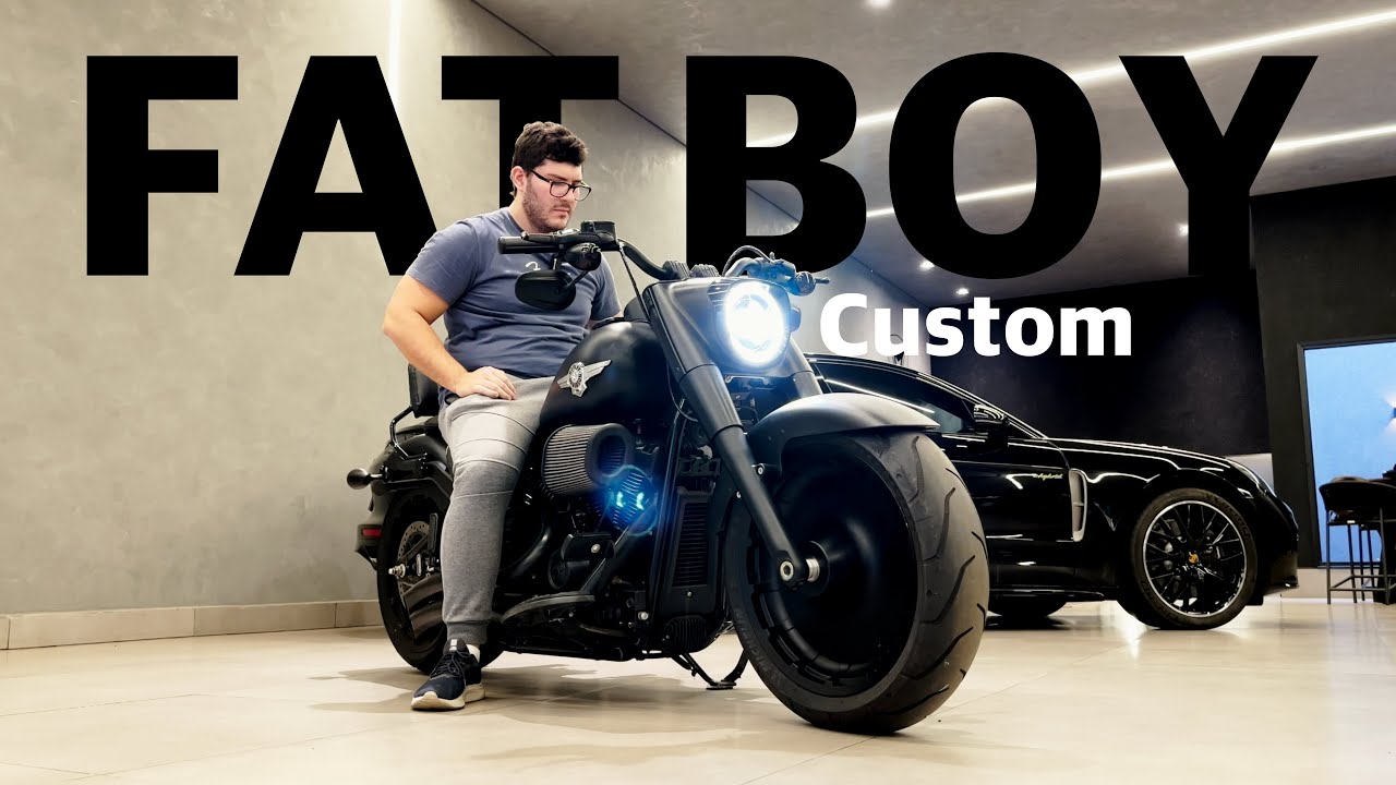 Harley-Davidson FAT BOY Custom Full Black! (Customizada)
