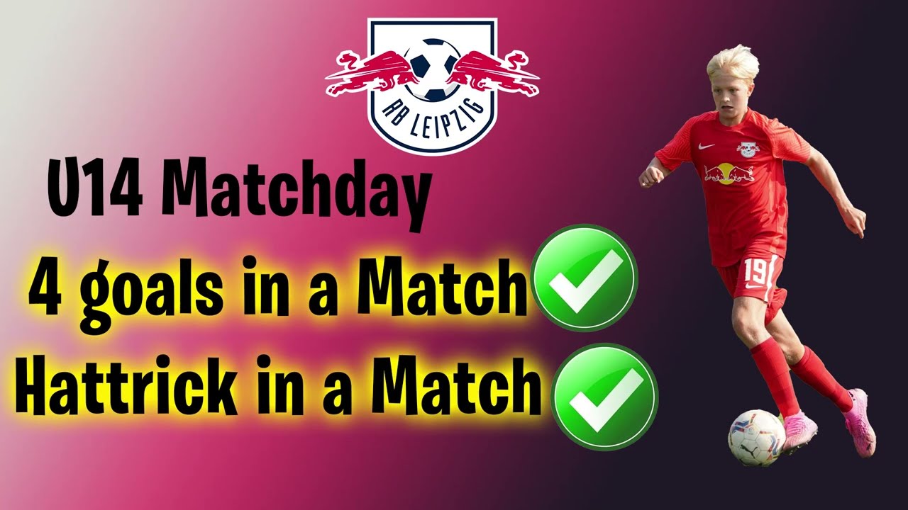 Matchday U14 RB Leipzig : Chemnitzer FC (4 Goals, Hattrick)