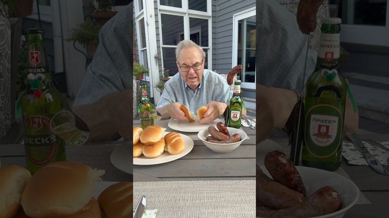 🍺 Spaten & Beck&rsquo;s Wild Beer Bratwurst Adventure 🇩🇪🌭 | Opa&rsquo;s Grill Time #BeerBrat #Beer #Bier