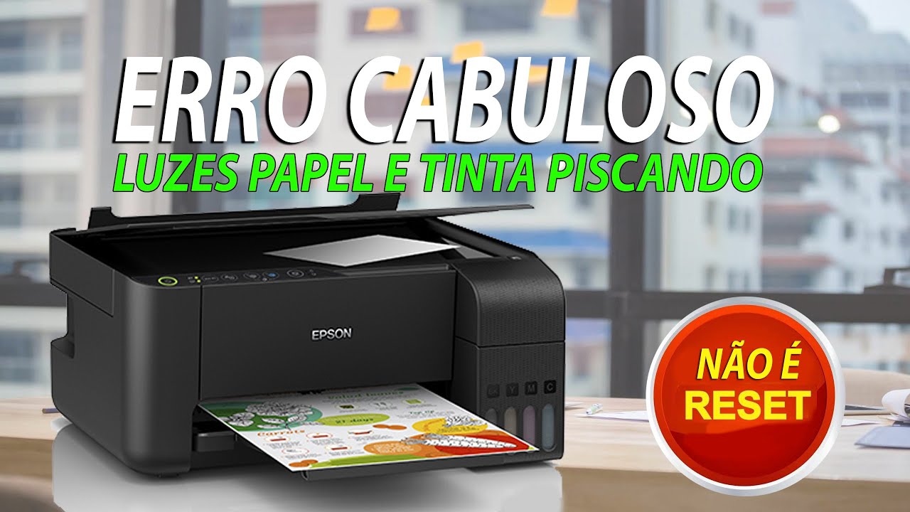 ERRO GERAL TROCA DO CABO FLAT DO SENSOR ENCODER EPSON