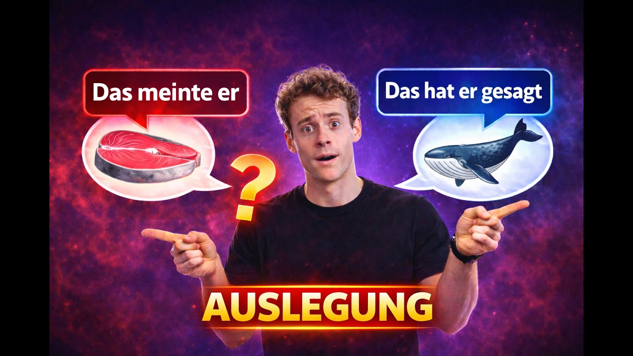 Auslegung von Willenserklärungen (§§ 133, 157 BGB)