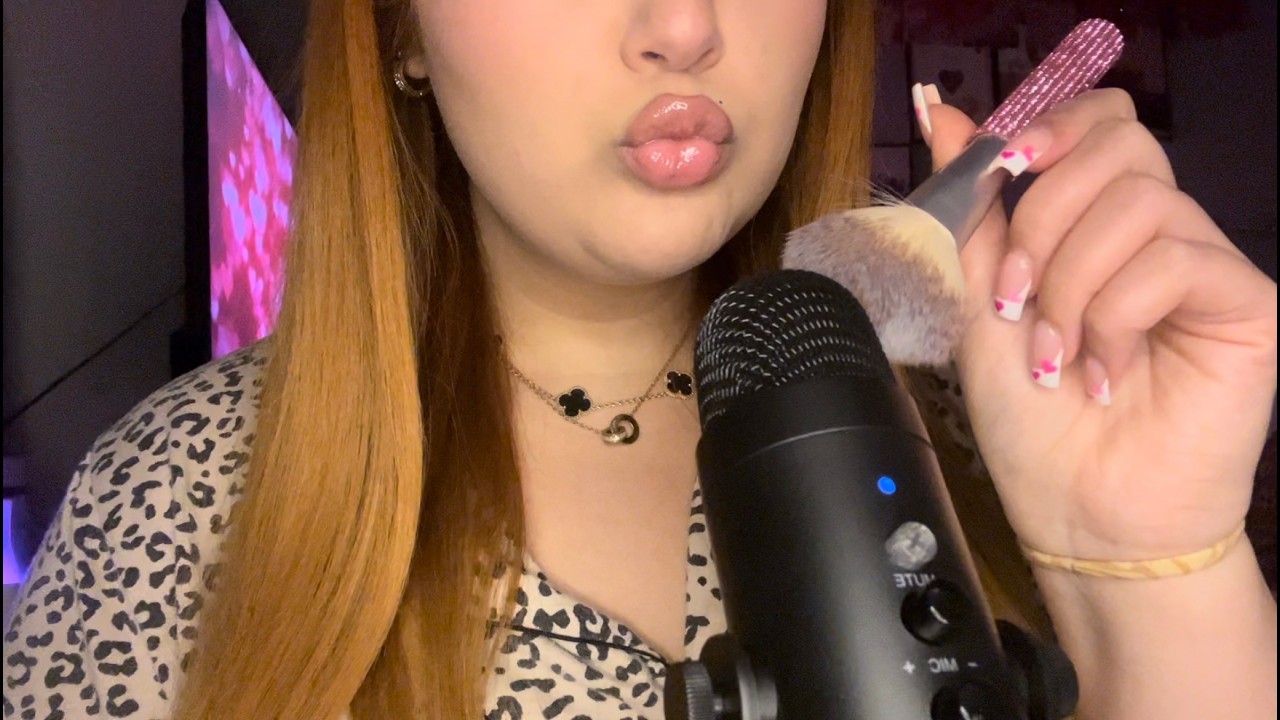 ASMR | Mic Brushing & Soft Whispering for Deep Sleep