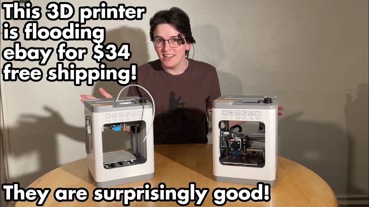 3D Printing Experiments 01: A $34 3D Printer from Ebay. Tina 2, Monoprice Cadet.